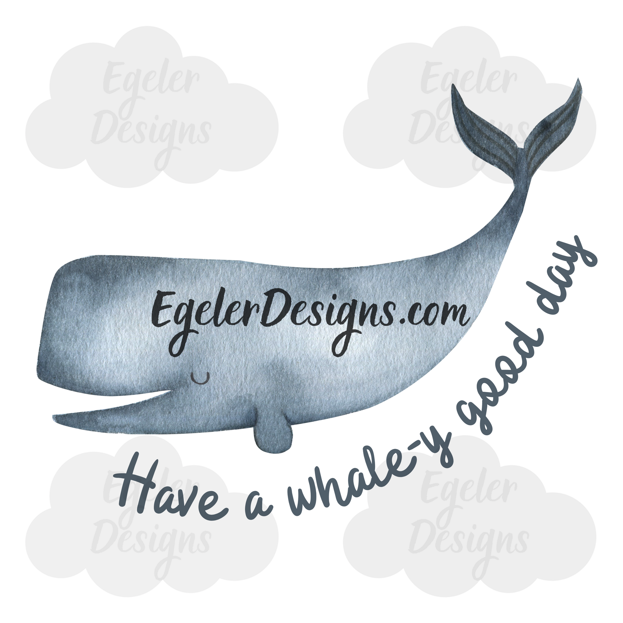 Whale-y Good Day PNG