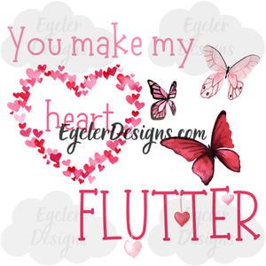 Make My Heart Flutter PNG