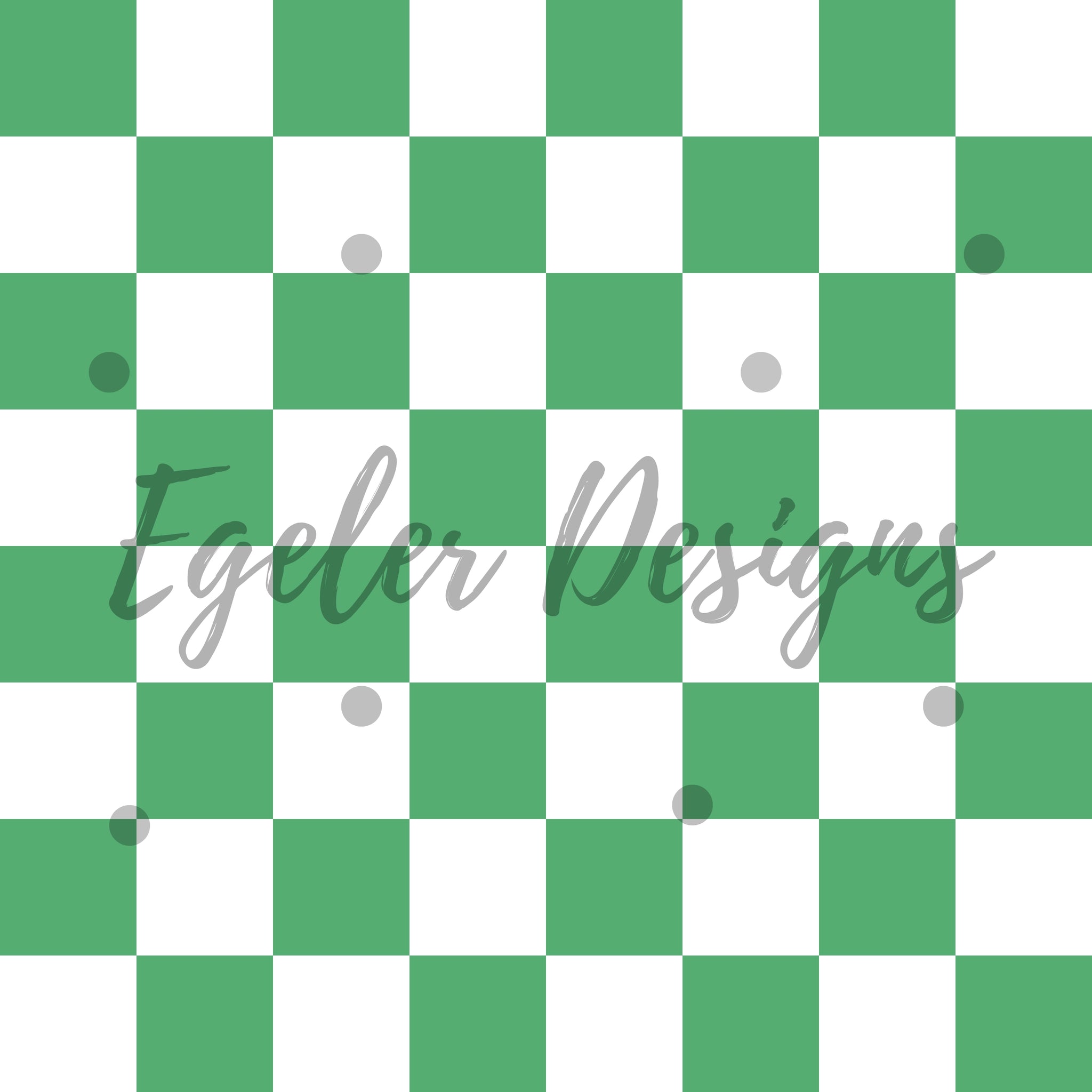 Green Check Shortcake Coord (LIMITED 25)