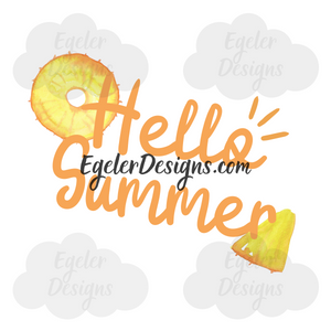 Hello Summer PNG (LIMITED 25 DOWNLOADS)