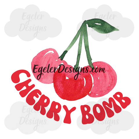 Cherry Bomb PNG (LIMITED 25 DOWNLOADS)