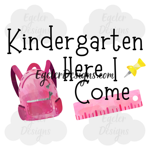 Kindergarten Pink PNG