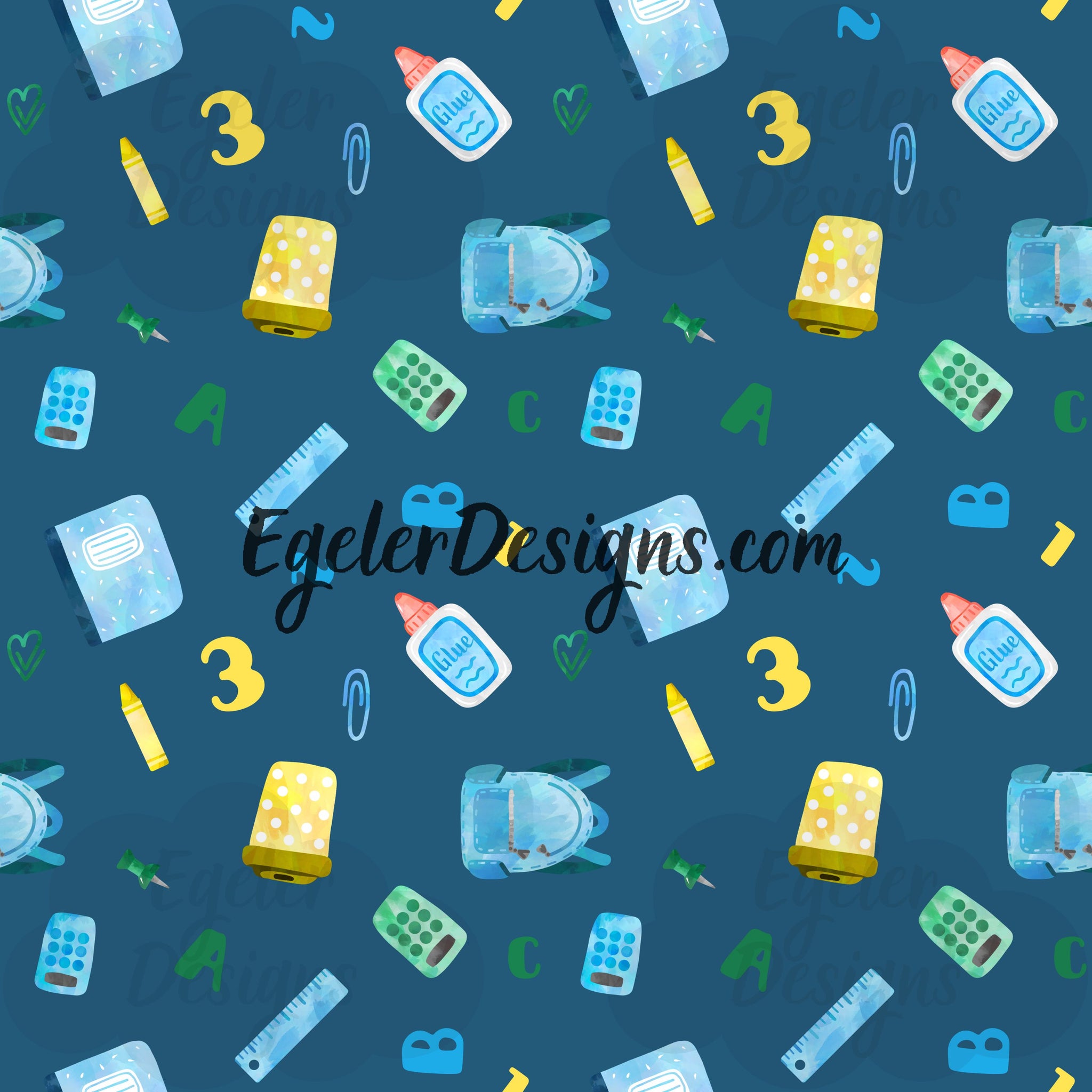 Blue School Egeler Designs