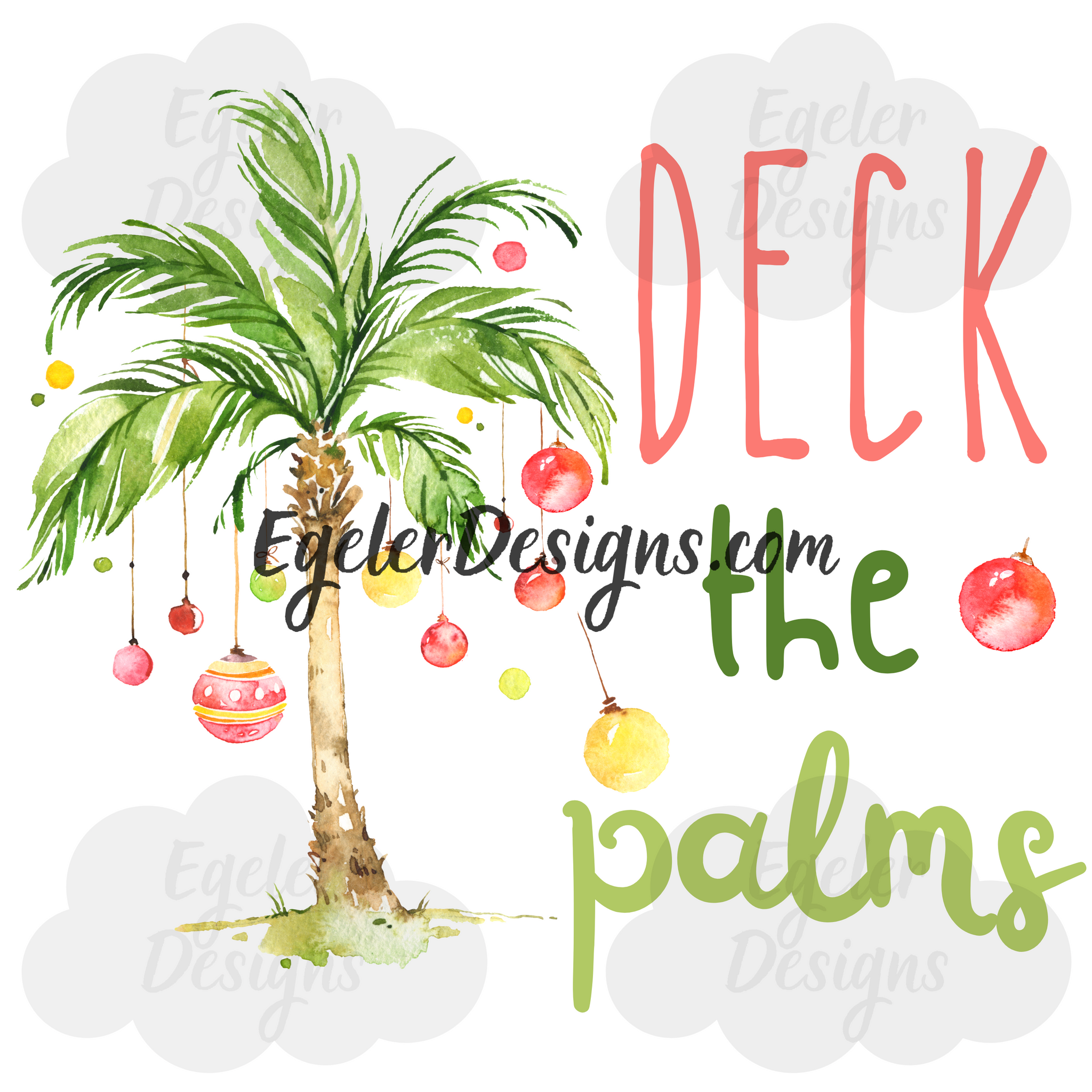 Deck The Palms PNG