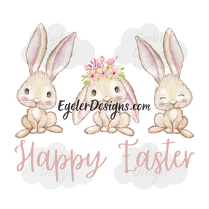 Happy Easter Bunny PNG