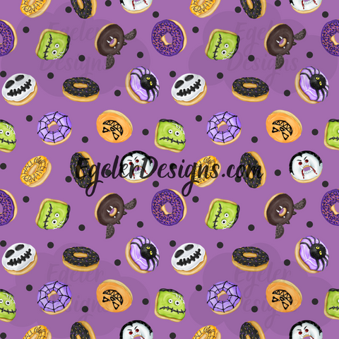 Halloween Donuts (Purple)