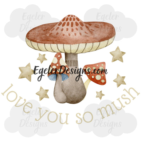 Love You So Mush PNG
