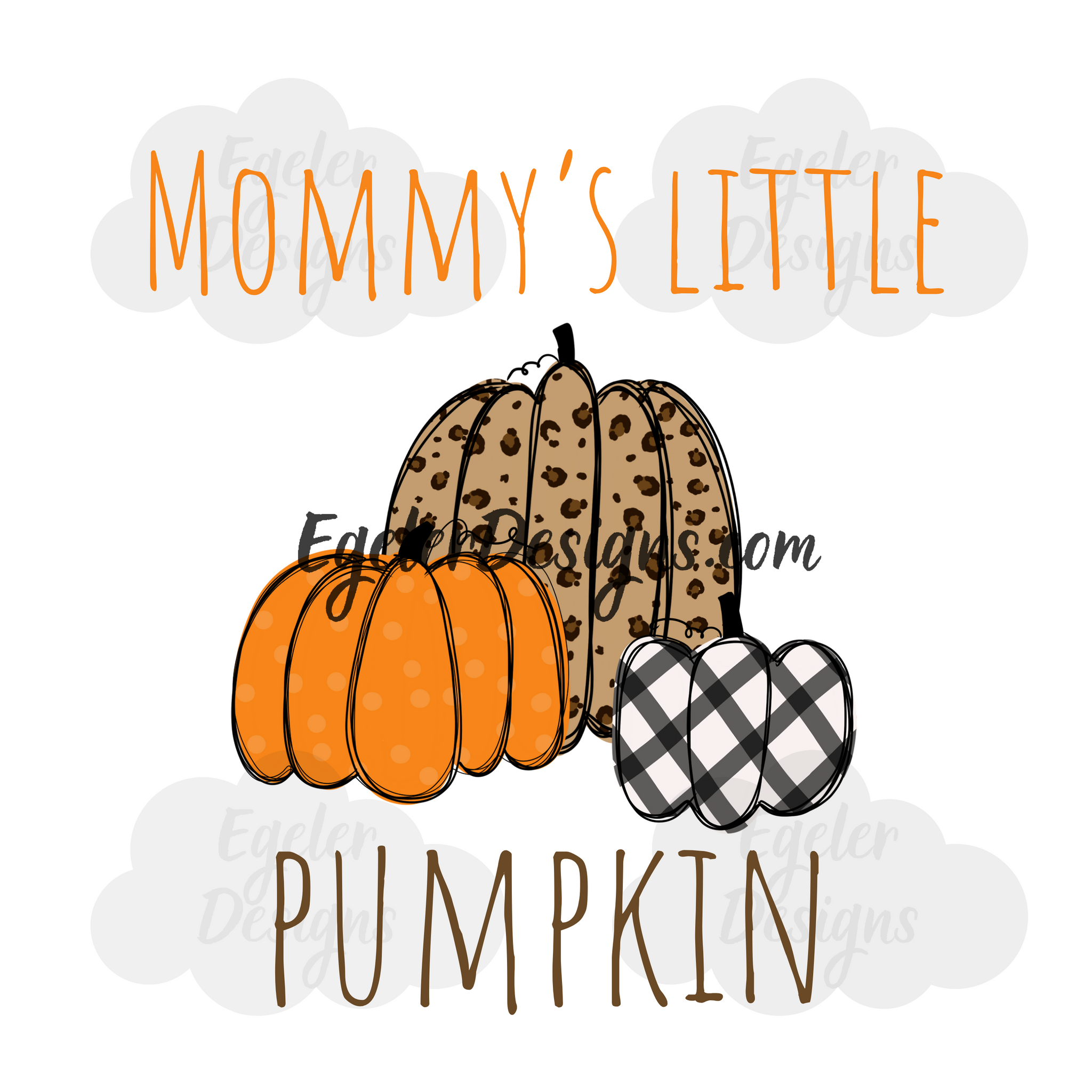Mommy's Little Pumpkin PNG