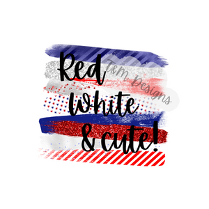 Red, White, and Cute PNG
